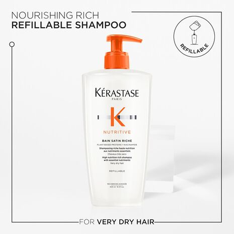 Kerastase Nutritive Bain Satin Riche Shampoo Refill 500ml