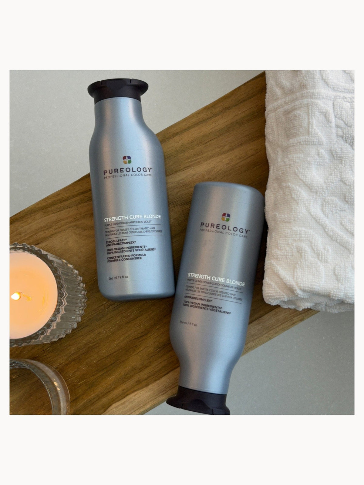 Pureology Strength Cure Blonde Conditioner 266ml – brand image 5