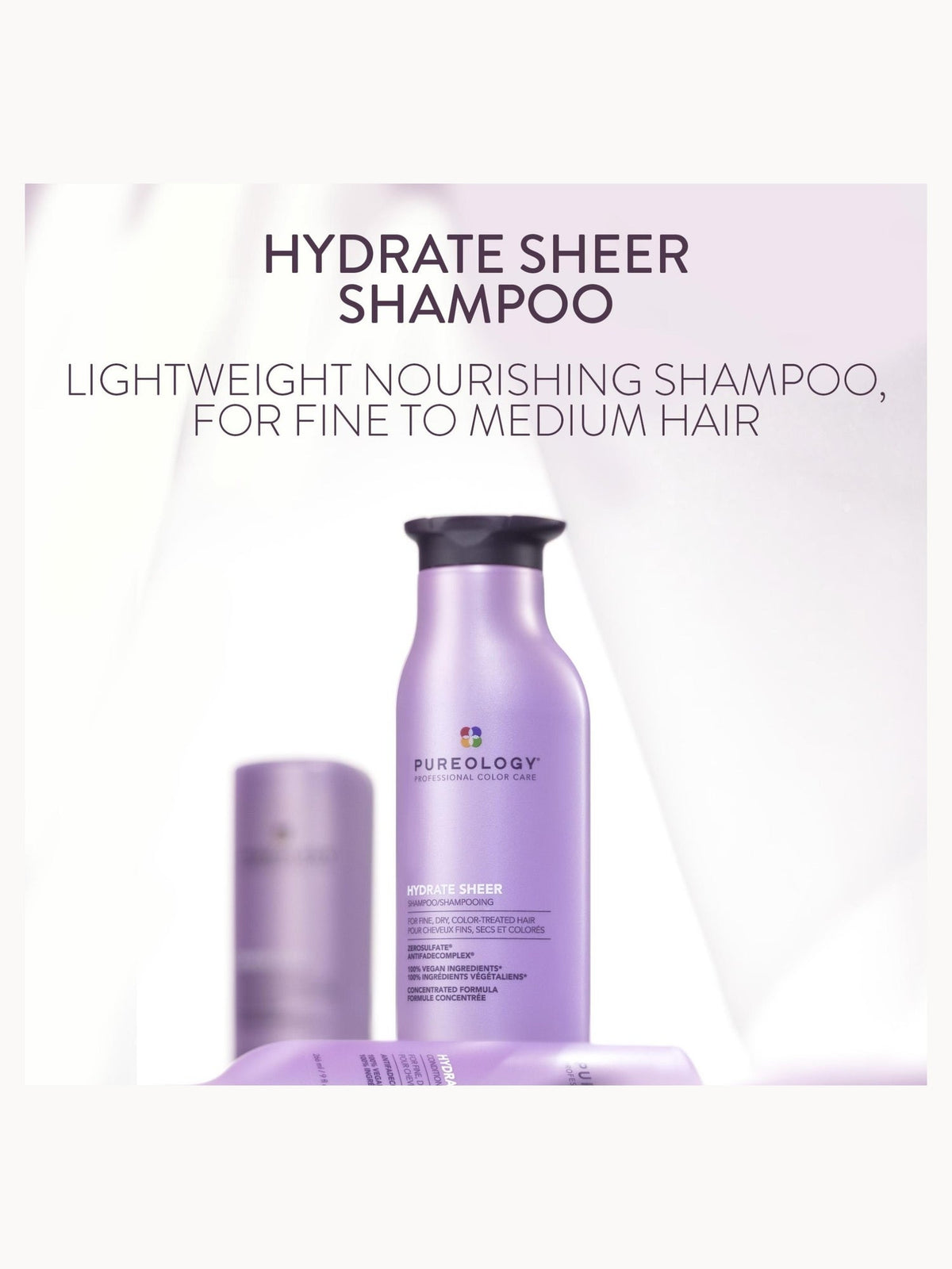 Pureology Hydrate Sheer Shampoo 266ml – brand image 2