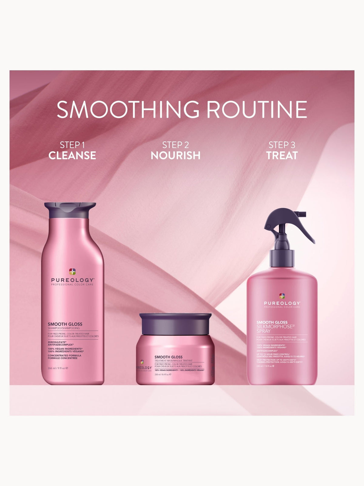 Pureology Smooth Gloss Silkmorphose Spray 230ml – brand image 10