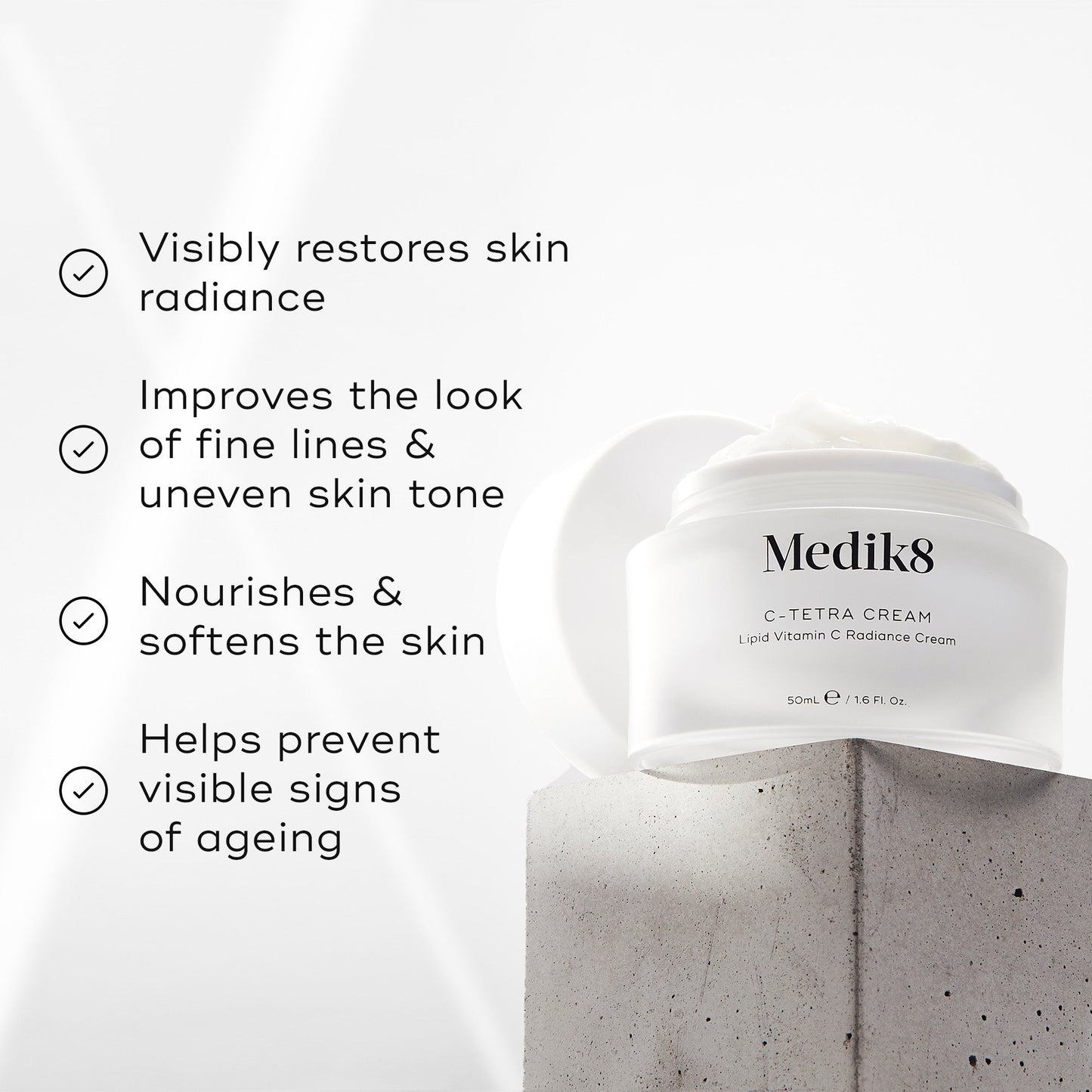 Medik8 C-Tetra Cream key benefits