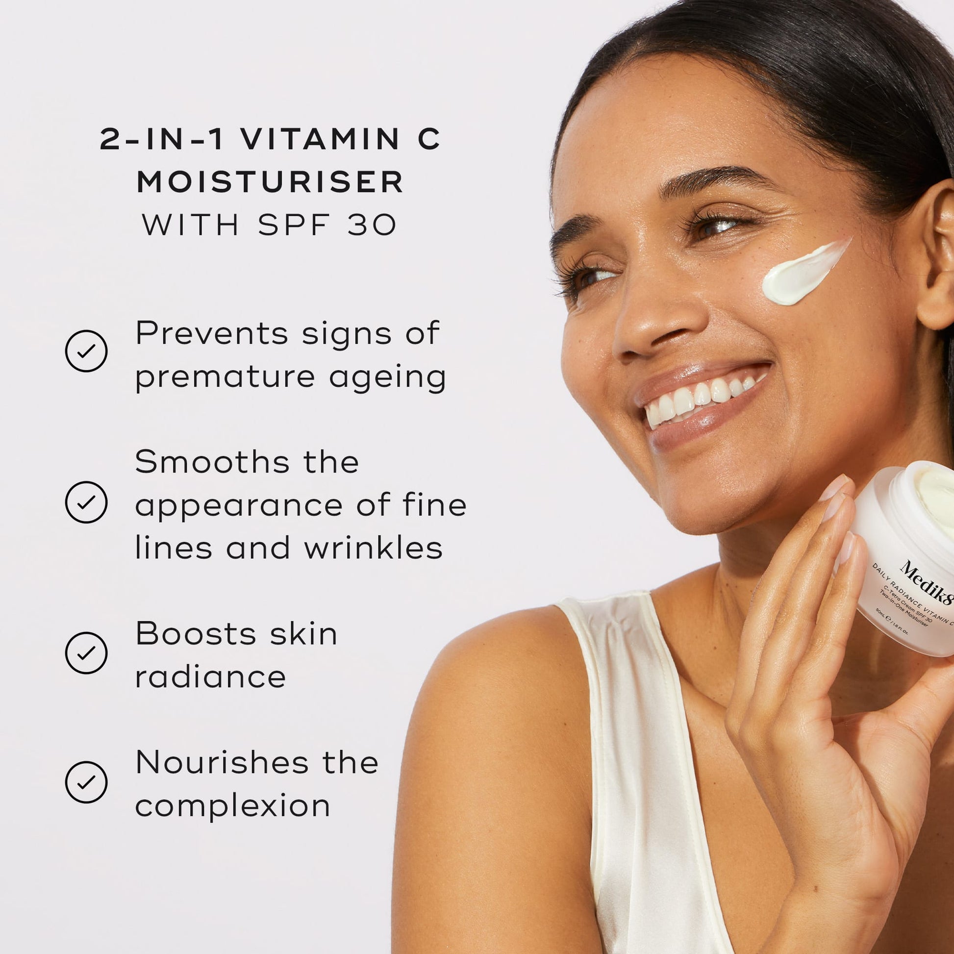 Medik8 Daily Radiance Vitamin C key benefits