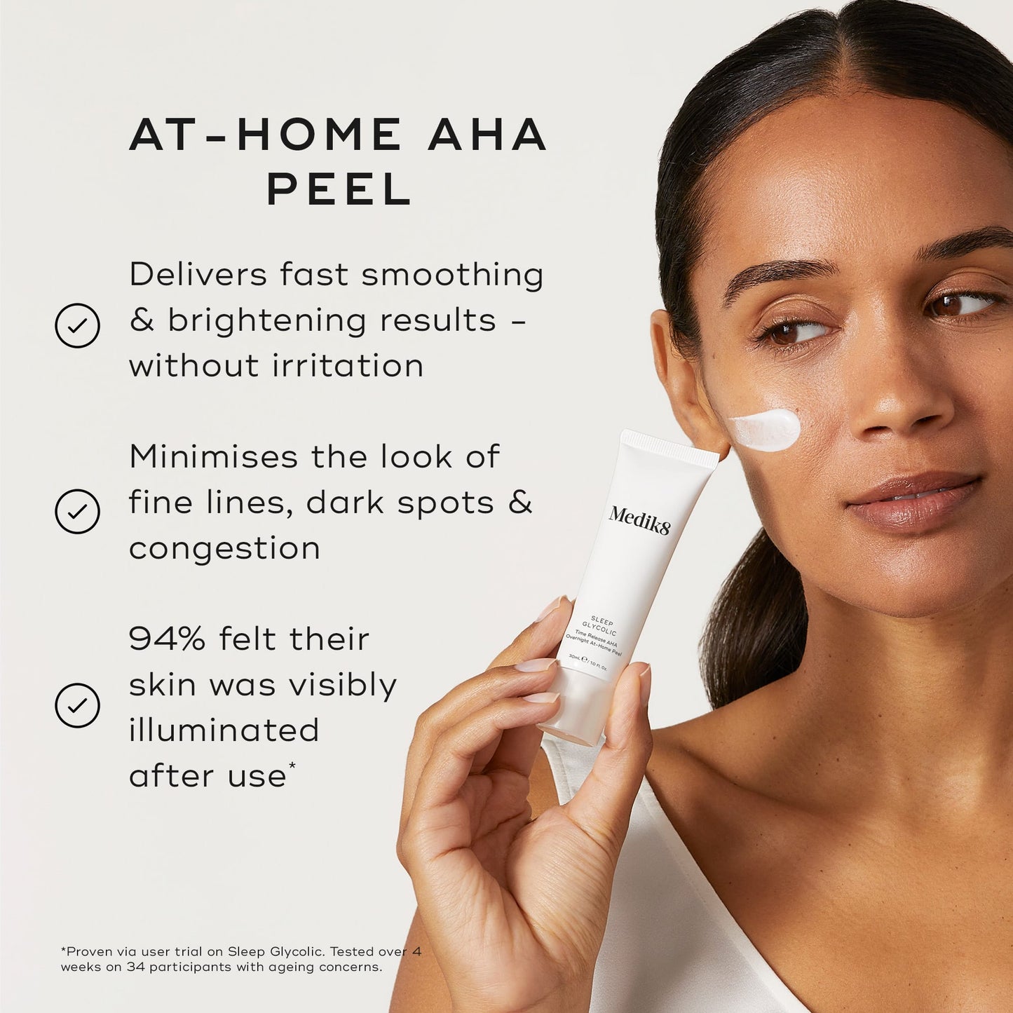 Medik8 Sleep Glycolic key benefits