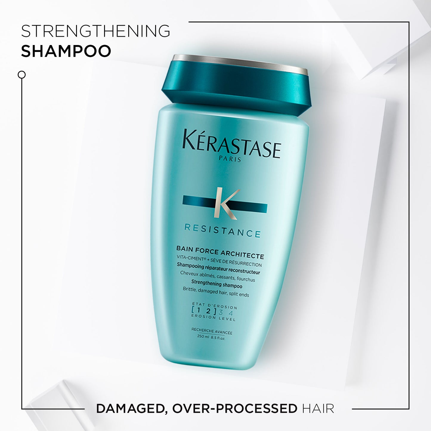 Kerastase Resistance Bain Force Architecte Shampoo 250ml — back of pack