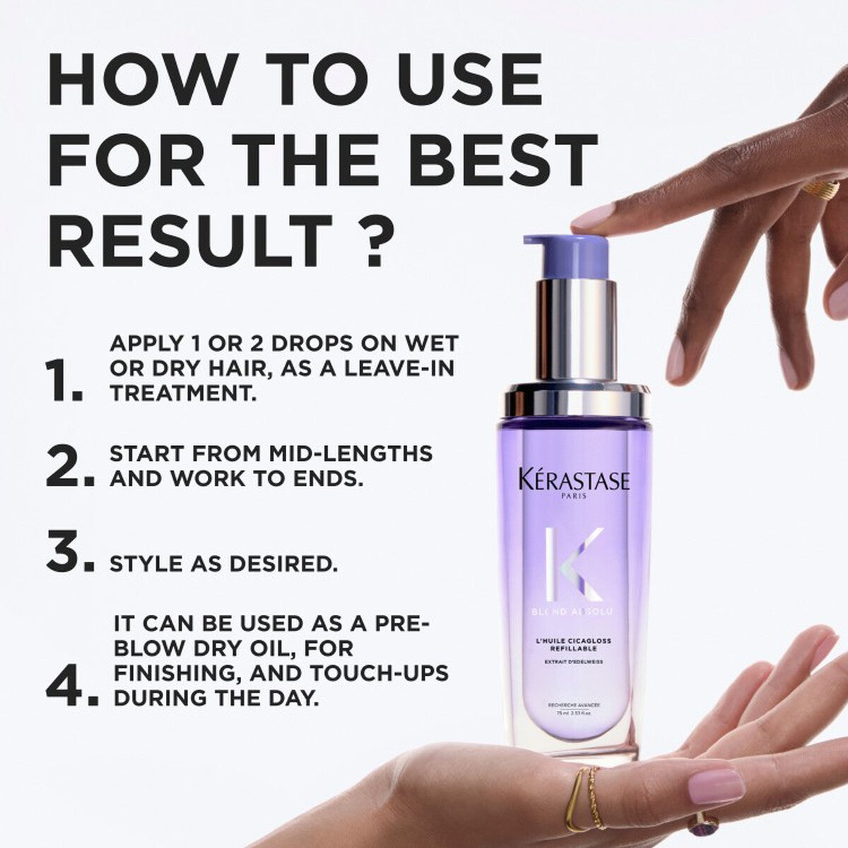Kerastase Blond Absolu Cicagloss Hair Oil 75ml