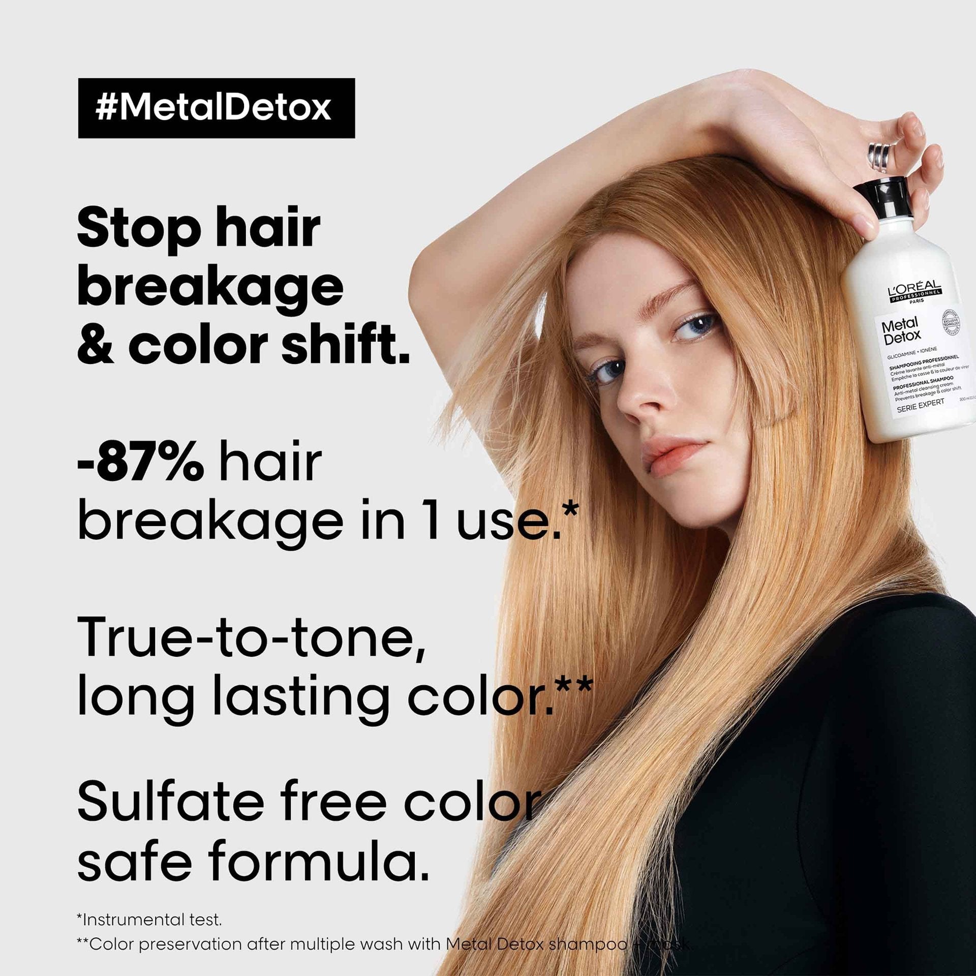 L'Oréal Professionnel Metal Detox Shampoo Refill 500ml benefits