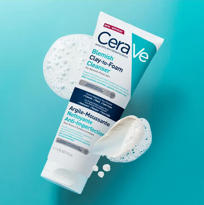 CeraVe Blemish Clay-To-Foam Cleanser 118ml