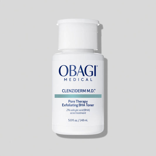 Obagi CLENZIderm M.D. Pore Therapy Toner 148ml bottle, exfoliating salicylic acid BHA toner for clearer pores