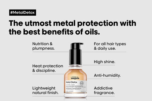 L'Oreal Professional Metal Detox Anti-Deposit Protector Concentrated Oil 50ml