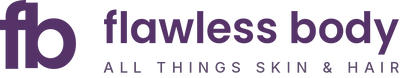 Flawless Body logo - desktop, purple