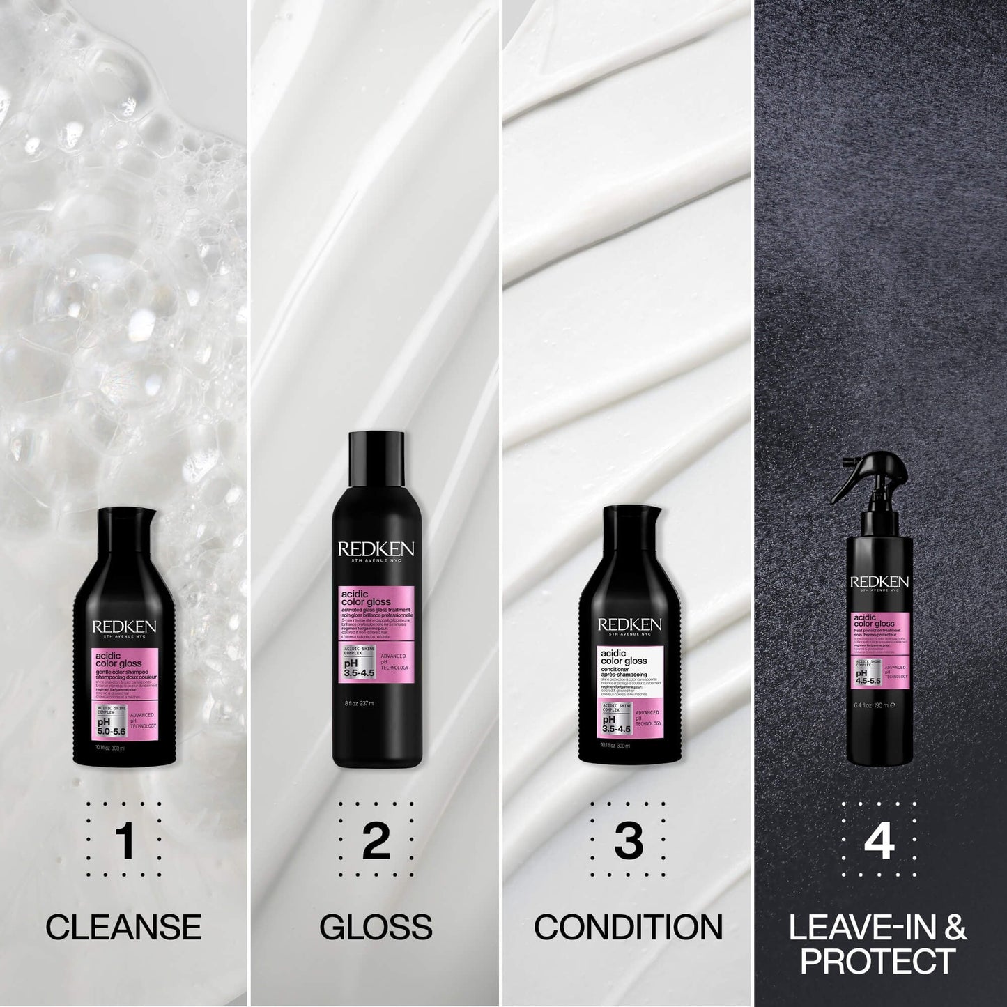 Redken Acidic Color Gloss full regimen