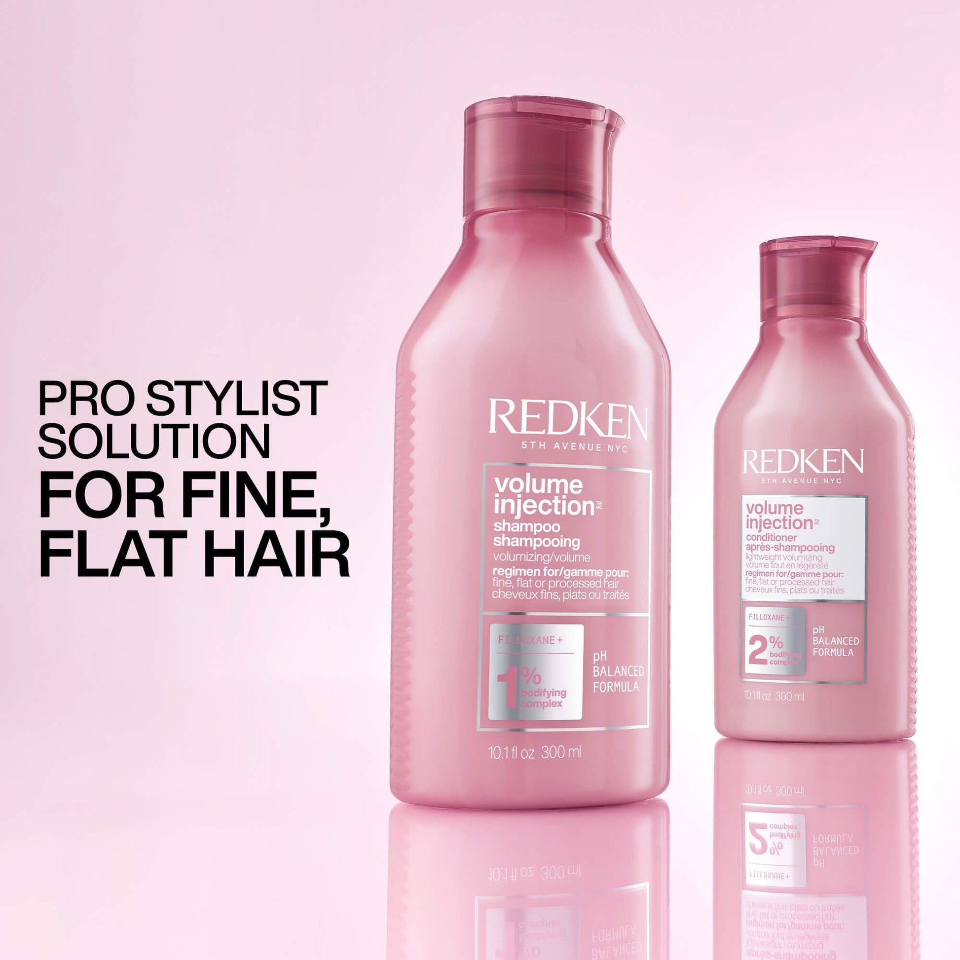 Redken Volume Injection Shampoo and Conditioner duo benefits