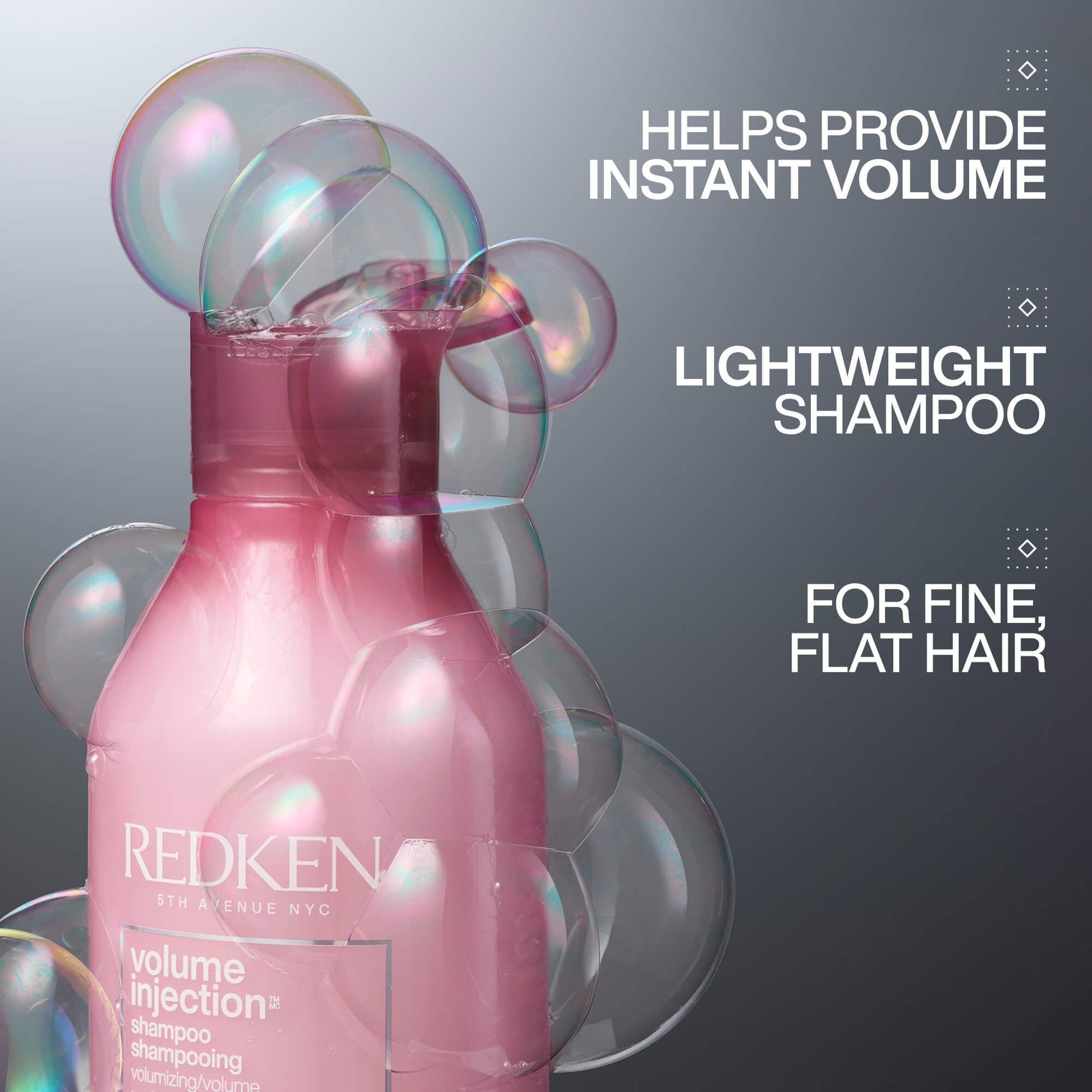 Redken Volume Injection Shampoo benefits for fine flat hair