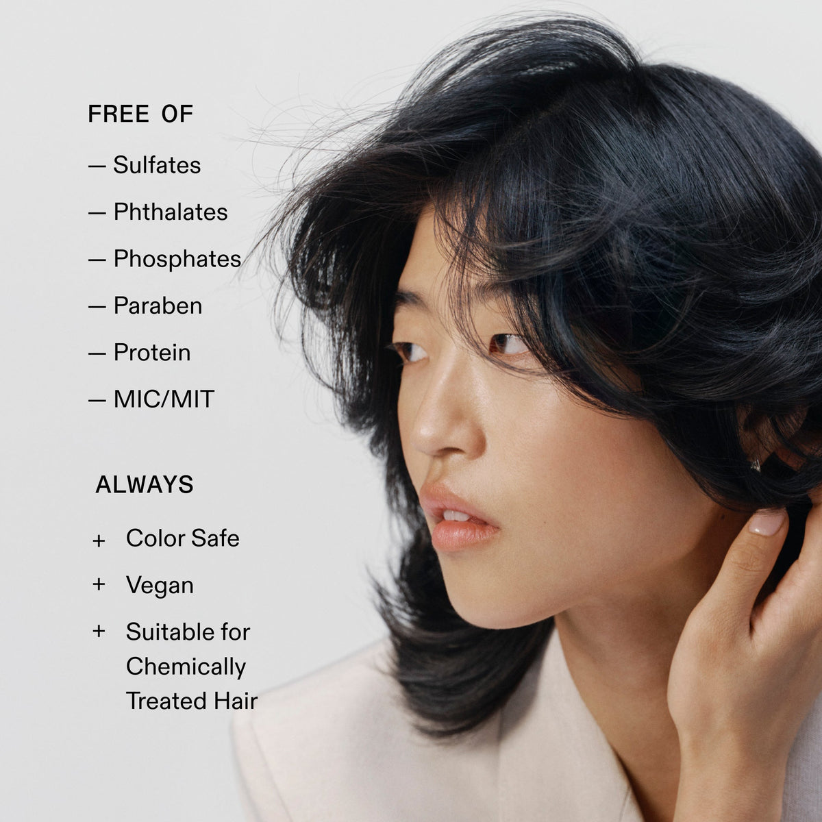 Olaplex Shape Set Hairspray free of sulfates, phthalates, phosphates and parabens - colour safe and vegan