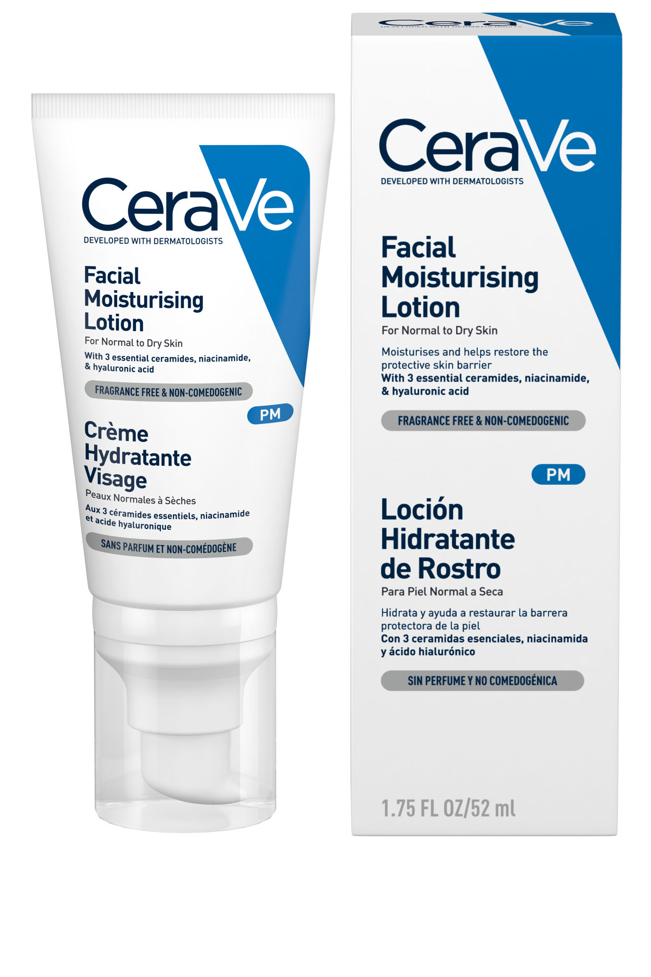 CERAVE FACIAL MOISTURISING LOTION NO SPF - 52ML